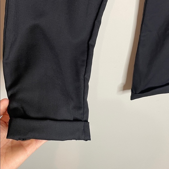 Nili Lotan | Women’s Virgin Wool Black Montana Pleated Pants Size 10 - Picture 4 of 9